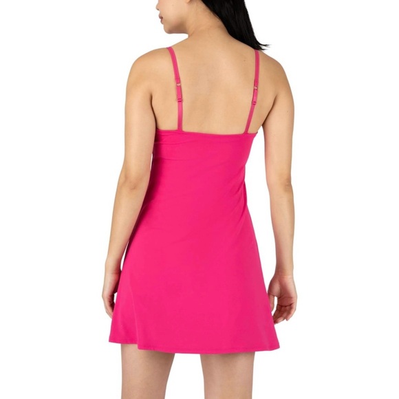 90 Degree By Reflex | Courtside Lux Tennis Dress w/ Built in Bra & Shorts Large - Picture 2 of 7